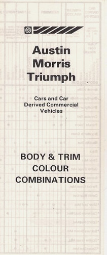 Austin morris triumph colour - morris,