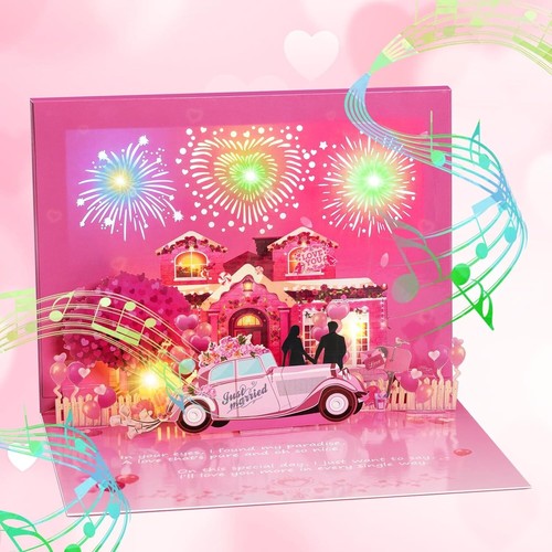 Anniversary card pop - pop, up