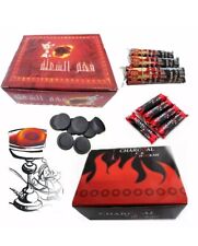 100 Sheesha Hookah Charcoal Discs Coal Shisha Burner Swift Lite Sisha UK STOCK