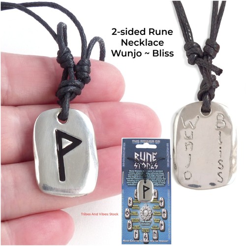 Wunjo bliss rune - wunjo, pendant