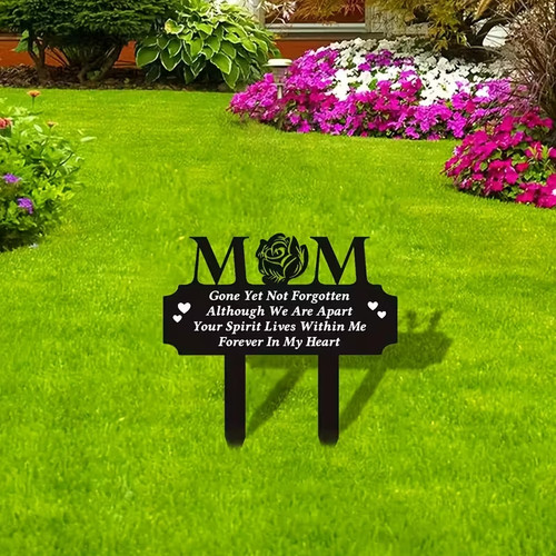 Acrylic flat mum - acrylic, memorial