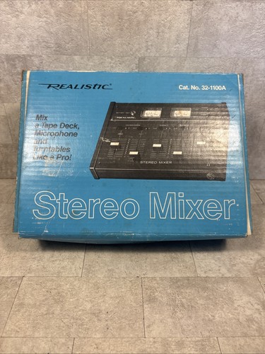 1980s realistic stereo mixer - realistic,