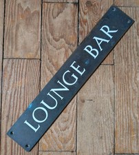 LOUNGE BAR SIGN  Vintage 1ft