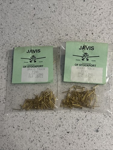 Brass track pins inch - brass, 1/2