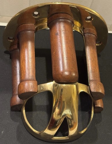 Late 1800s fruitwood - and, cast