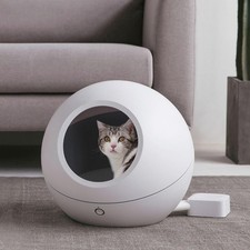 Cat Dog Bed Petkit P810 Cozy Smart Pet House White Heated Cooled Indoor
