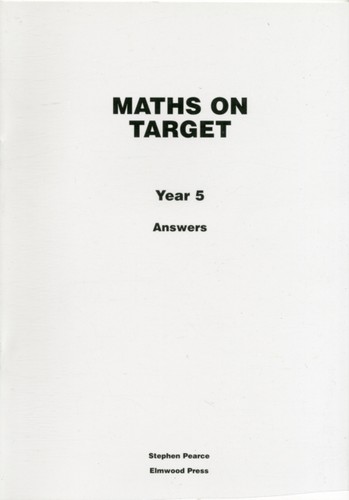 Maths target year answers - year, 5