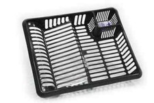 Graphite Plastic Dish Drainer