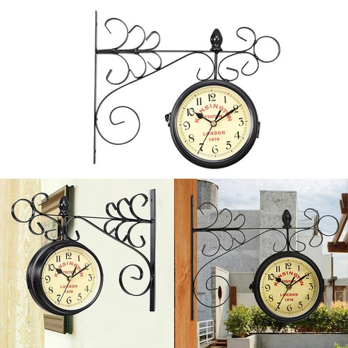 Wrought iron round wall - iron,