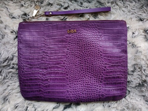 Biba purple crocodile skin - purple, skin'