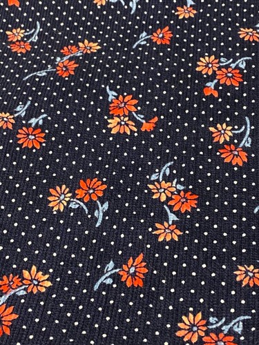 Cotton pinwale corduroy floral - pinwale,