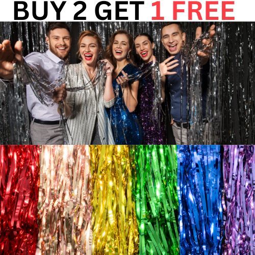 Foil fringe tinsel - foil,