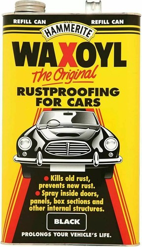 Hammerite waxoyl black 5l - 1, x