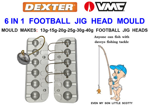 Football jig head - 1:, lead