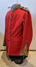Rare Original 1880 Victorian Shropshire Light Infantry Scarlet Tunic Jacket #B