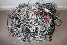 mixed job lot of wired head