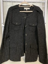 Gharani Strok Women's 100% wool Cardigan Size 12