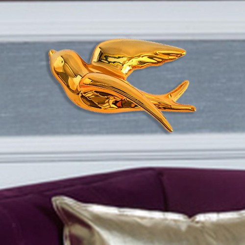 Ceramic flying birds - birds, wall