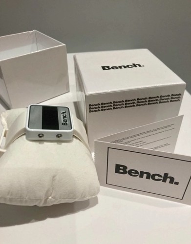 Vintage white bench - bench, led