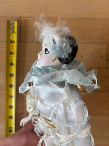Vintage harlequin pierrot - vintage, harlequin,