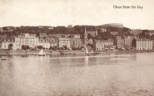 Oban argyllshire postcard - oban,