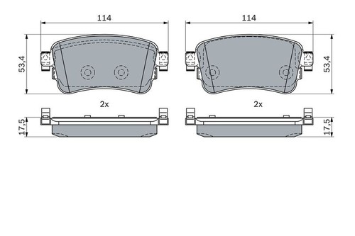 Fits bosch 986 - 424, 437