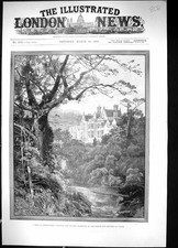 Old 1888 Sandringham Mansion House Norfolk Prince Wales Country Resid Victorian