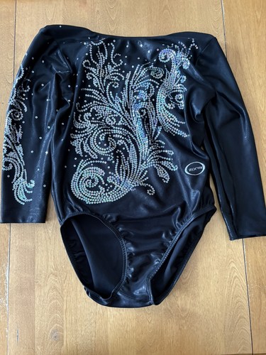 Ozone black gymnastics jeweled - ozone,