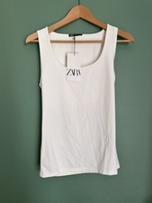 Brand New Zara White Vest Top
