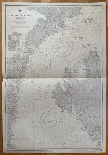 1958 vintage map - 1958,