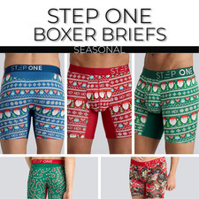 STEP ONE New Mens Boxer Briefs
