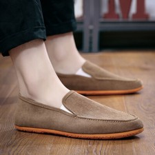 Mens Loafers Slip On Flats Men