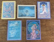 Beautiful Rare Jim Fitzpatrick Acalla 1986 Greetings Cards X5