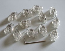 12x Clear Chicken Head Knob