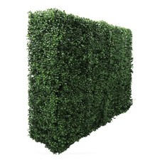 Premium Freestanding Artificial Boxwood Hedge on a Metal Frame - Medium