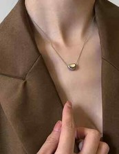 Gold Heart pendant  stainless