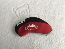 Callaway Golf AW Iron Head Cover - Red/Black - Head Cover Only.