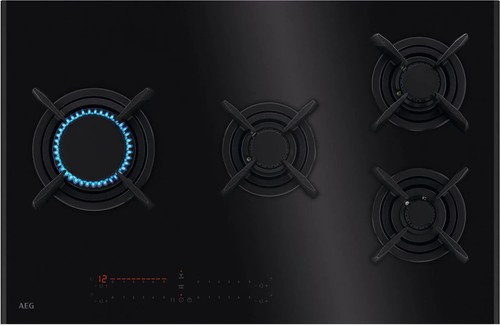 Aeg hvb8453ib gas hob - on, glass