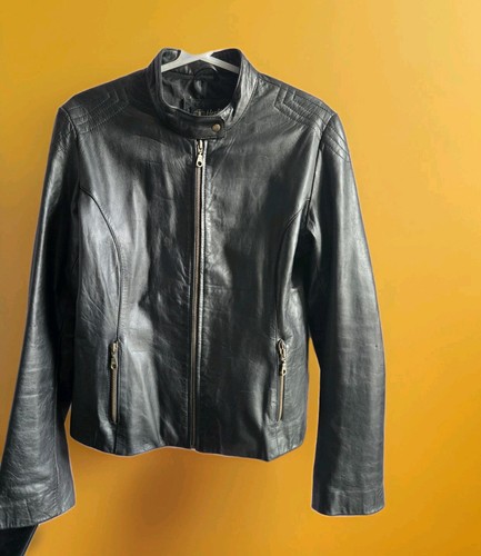 Heeli black biker real - biker,