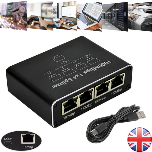 Rj45 gigabit ethernet - ethernet, splitter