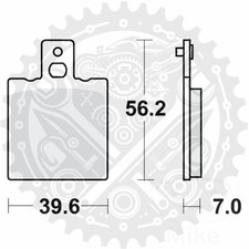 New TRW Brake Pads Sintered SI 1 Set rear Fit Cagiva Elefant 650 1987