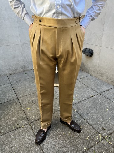 Tan cavalry twill - tan, by