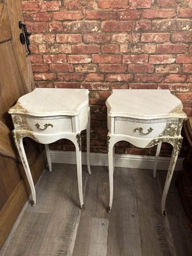 Pair french hand painted - french,