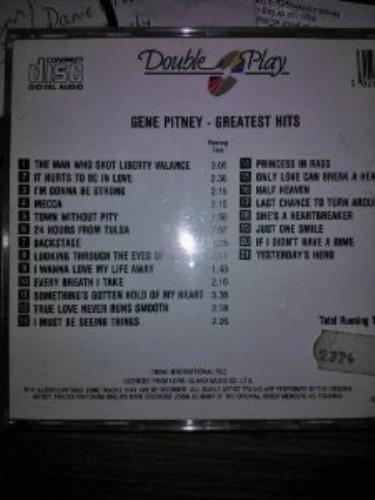 Gene pitney greatest hits cd - pitney, :