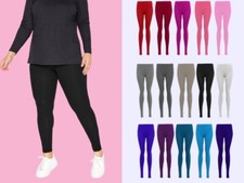LADIES PLAIN LEGGINGS NEW