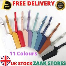 Leather Luggage Tags Suitcase