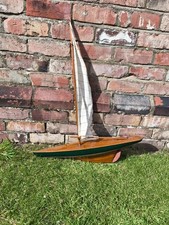 Vintage Yacht Sailing Boat