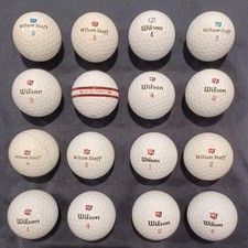 16 Wilson Staff Golf Balls Duo Soft / DX2 Soft Pearl/Grade A Condition 