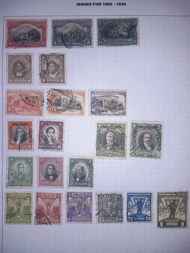 Chile 1910 1930 - chile, stamp
