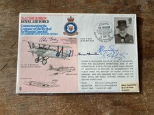 Great War aces signed cover
